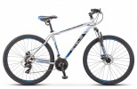 Велосипед 29' хардтейл STELS NAVIGATOR-900 MD серебристый/синий, 21 ск., 21' (2020) F010 LU085701